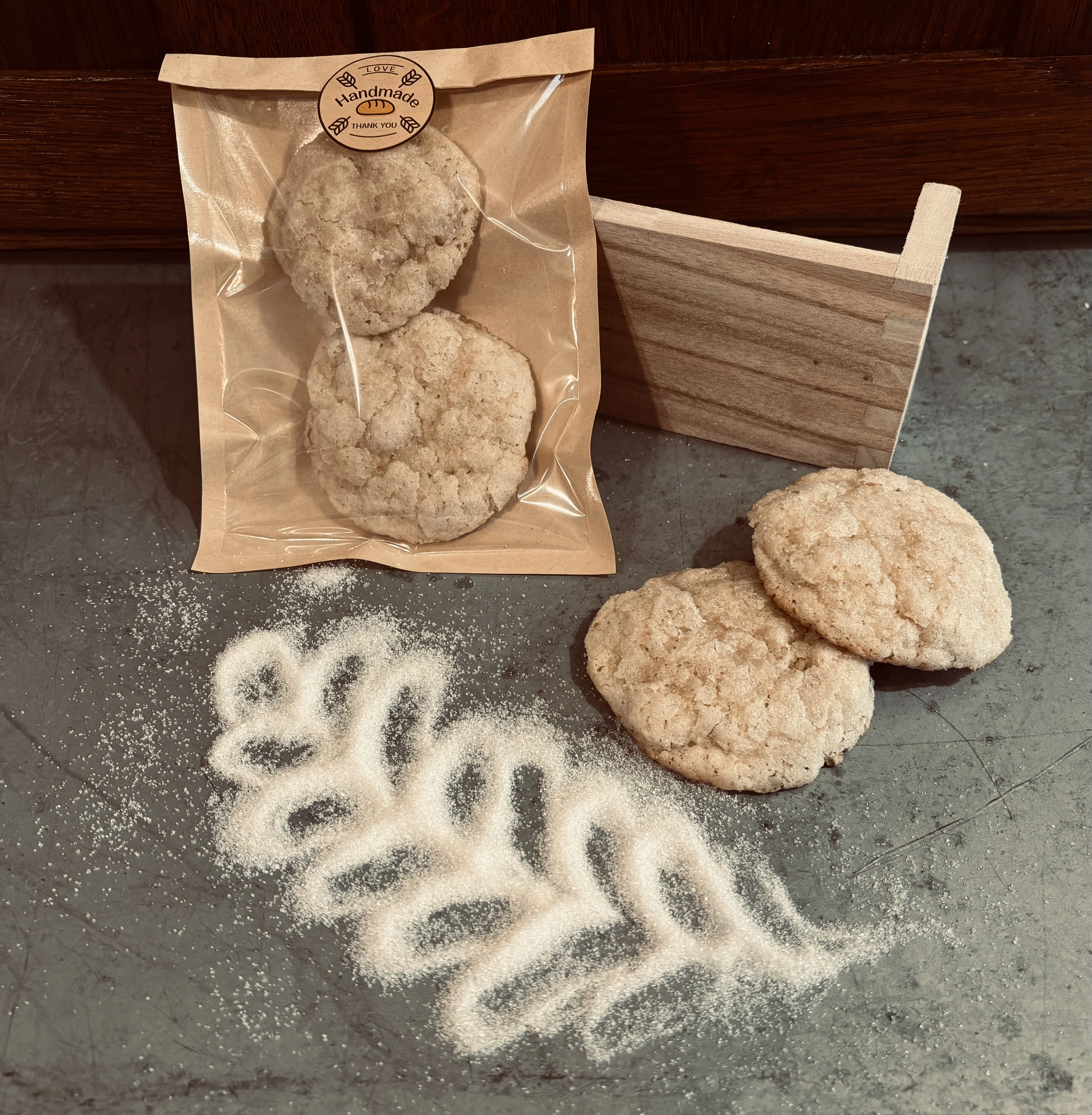 Sugar Sourdough Cookies (2-Pack)